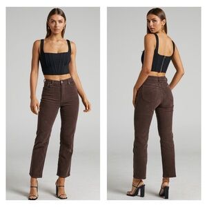 Rolla’s Original Straight in Brown Cord Size 28